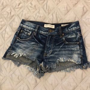 Reposhing. Sexy little cutoff denim shorts.